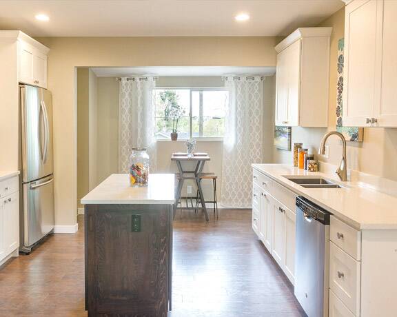 kitchen cabinets painted by our pros