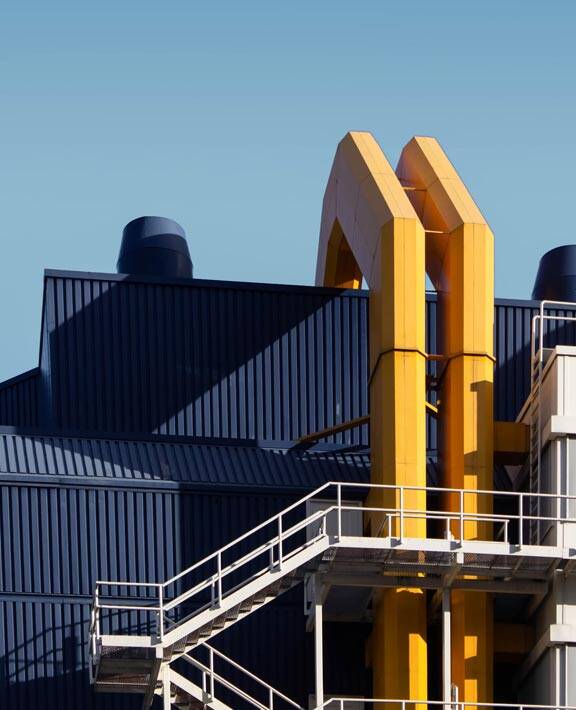 commercial building painted by our team