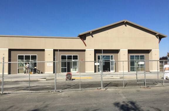 commercial strip mall in Vacaville